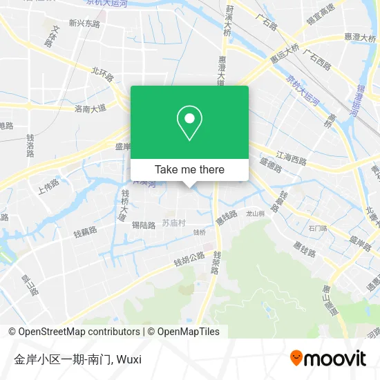金岸小区一期-南门 map