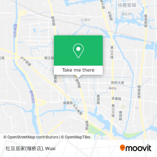 红豆居家(堰桥店) map