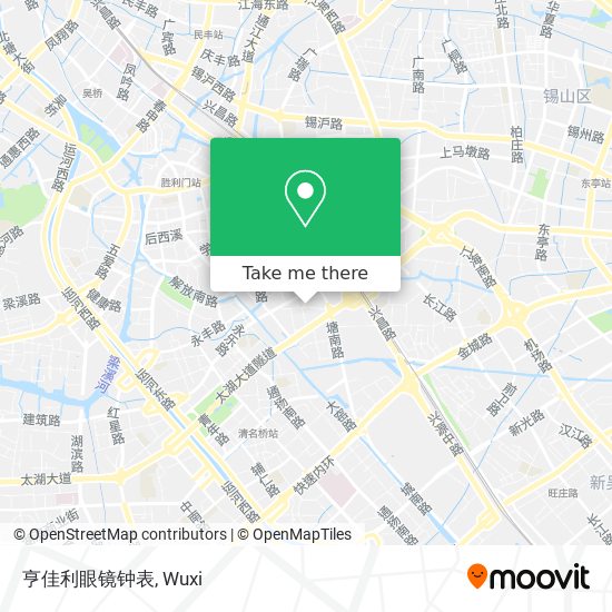 亨佳利眼镜钟表 map