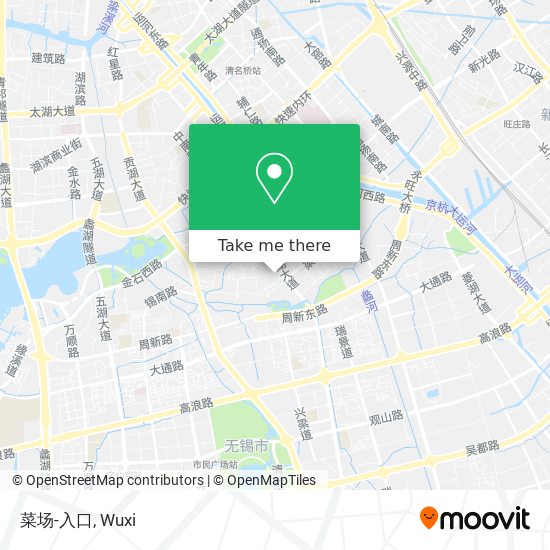 菜场-入口 map