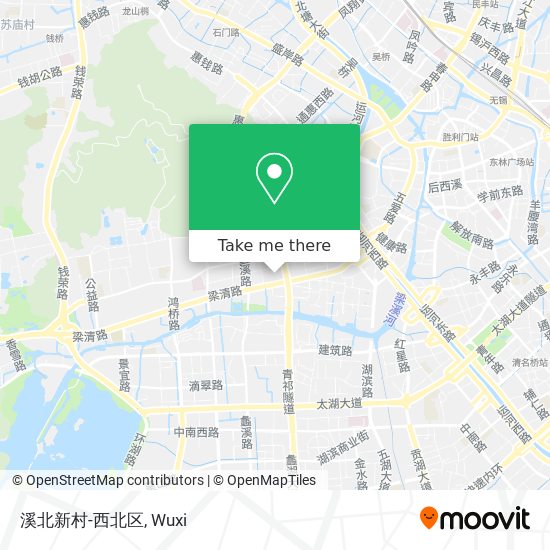 溪北新村-西北区 map