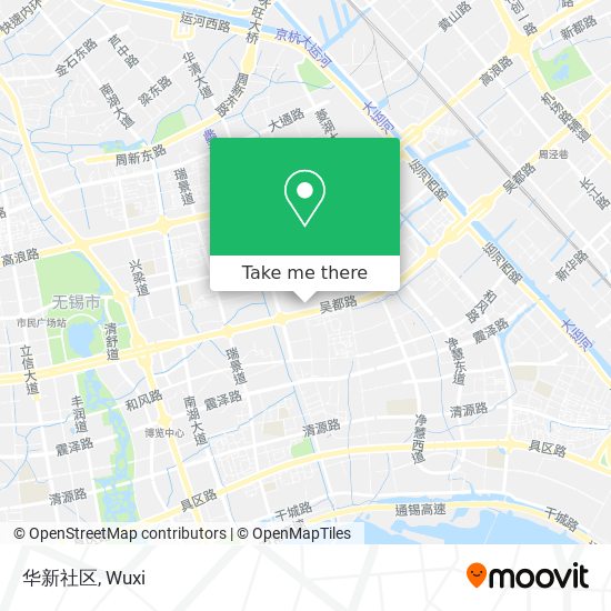 华新社区 map