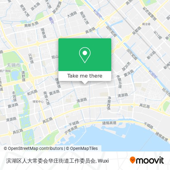 滨湖区人大常委会华庄街道工作委员会 map