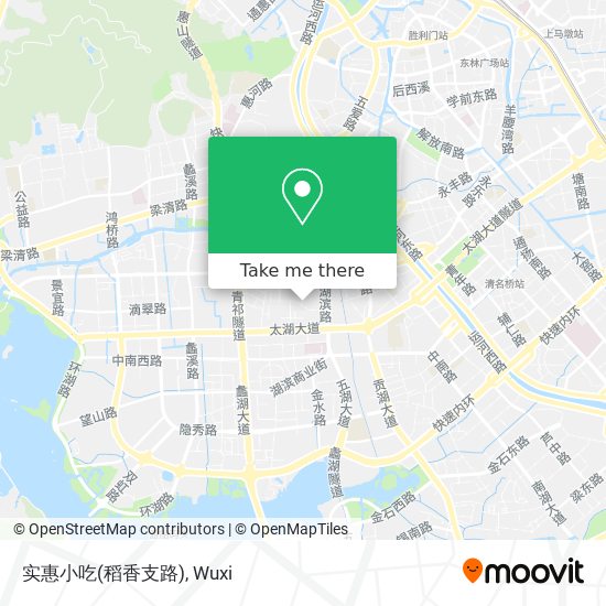 实惠小吃(稻香支路) map