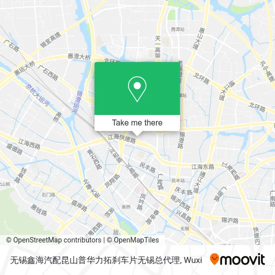 无锡鑫海汽配昆山普华力拓刹车片无锡总代理 map