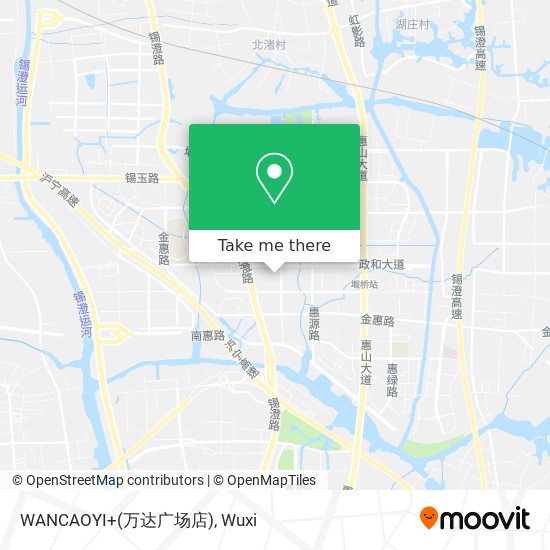 WANCAOYI+(万达广场店) map