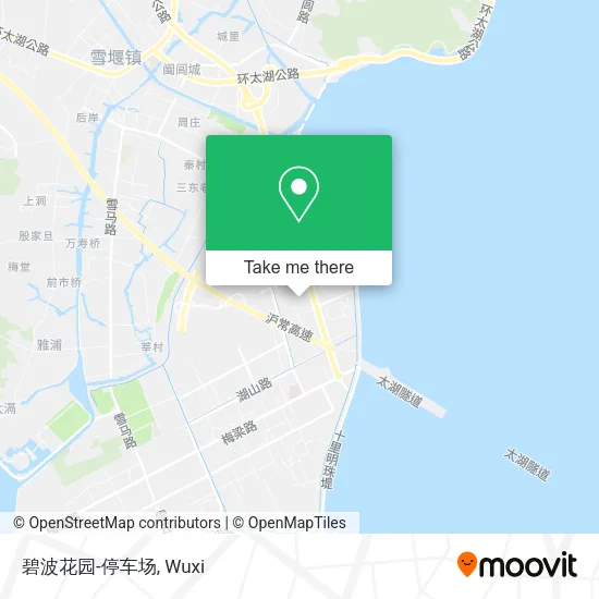 碧波花园-停车场 map