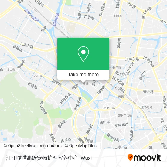 汪汪喵喵高级宠物护理寄养中心 map