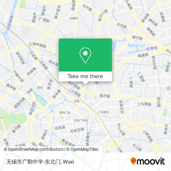 无锡市广勤中学-东北门 map