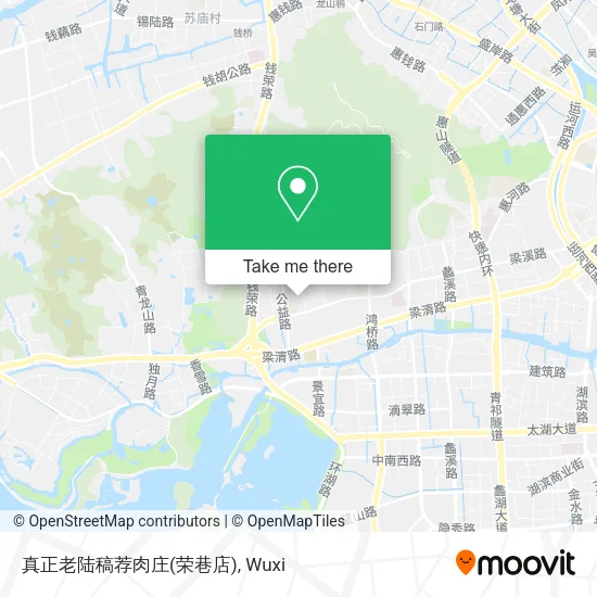 真正老陆稿荐肉庄(荣巷店) map