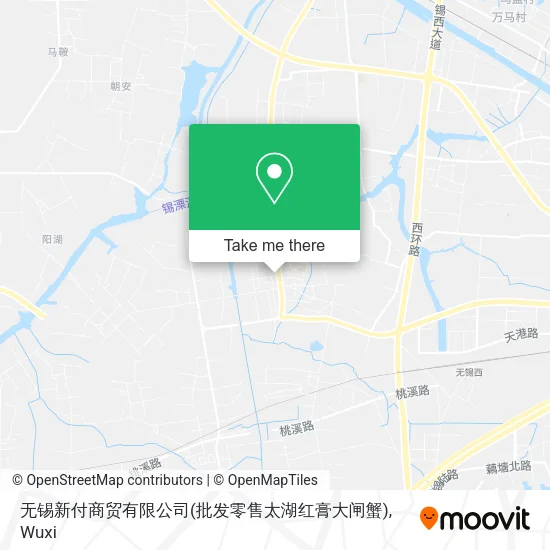 无锡新付商贸有限公司(批发零售太湖红膏大闸蟹) map