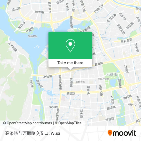 高浪路与万顺路交叉口 map