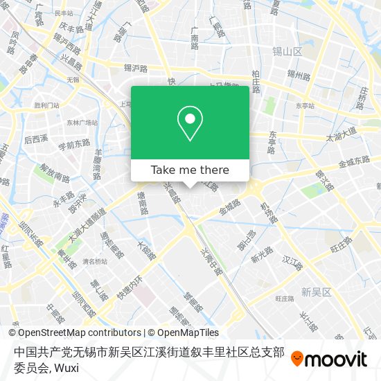 中国共产党无锡市新吴区江溪街道叙丰里社区总支部委员会 map