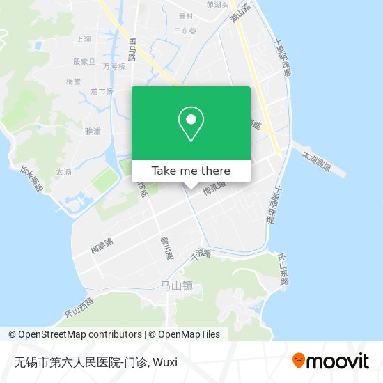 无锡市第六人民医院-门诊 map