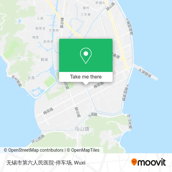 无锡市第六人民医院-停车场 map