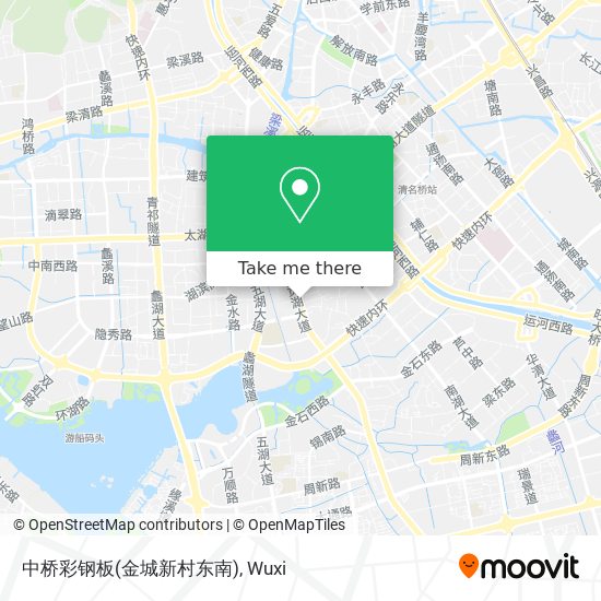 中桥彩钢板(金城新村东南) map