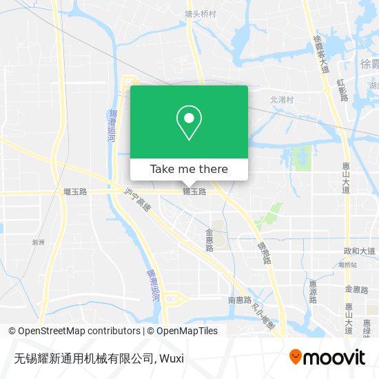无锡耀新通用机械有限公司 map