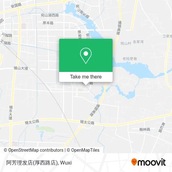 阿芳理发店(厚西路店) map