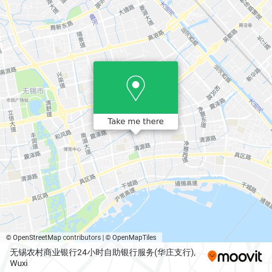 无锡农村商业银行24小时自助银行服务(华庄支行) map