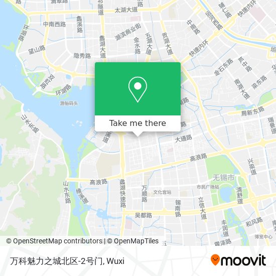 万科魅力之城北区-2号门 map