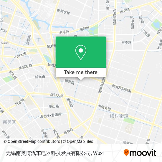 无锡南奥博汽车电器科技发展有限公司 map