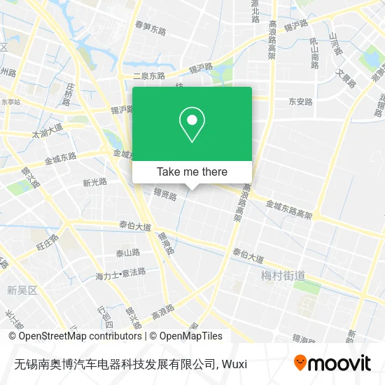 无锡南奥博汽车电器科技发展有限公司 map