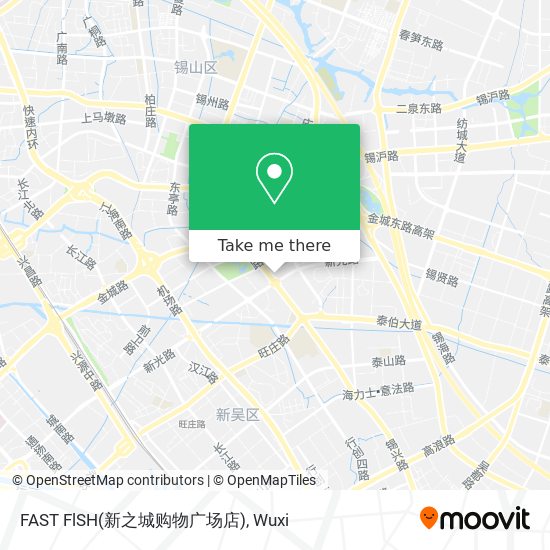 FAST  FlSH(新之城购物广场店) map