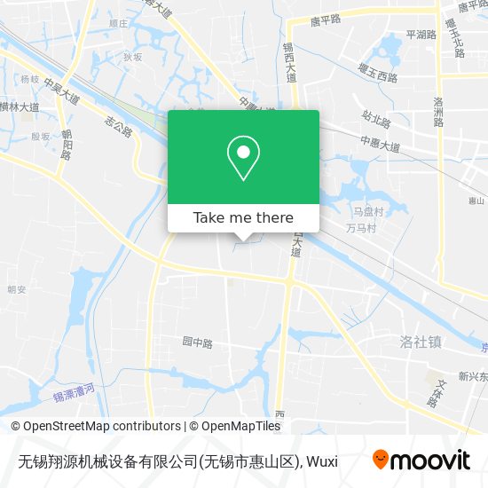 无锡翔源机械设备有限公司(无锡市惠山区) map