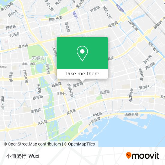 小浦蟹行 map