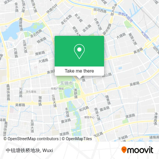 中锐塘铁桥地块 map