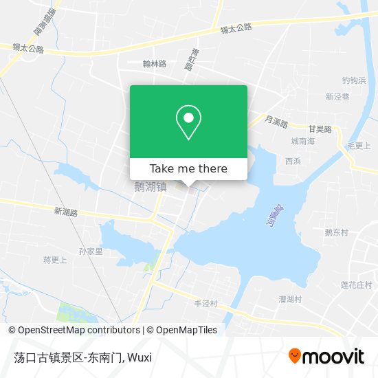 荡口古镇景区-东南门 map