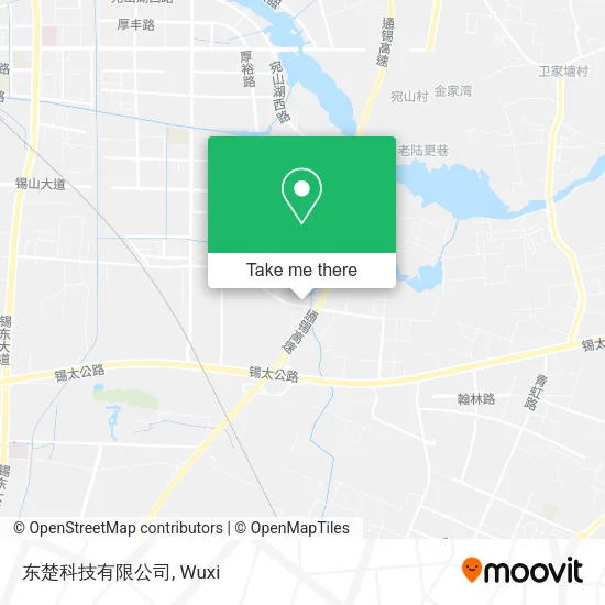 东楚科技有限公司 map