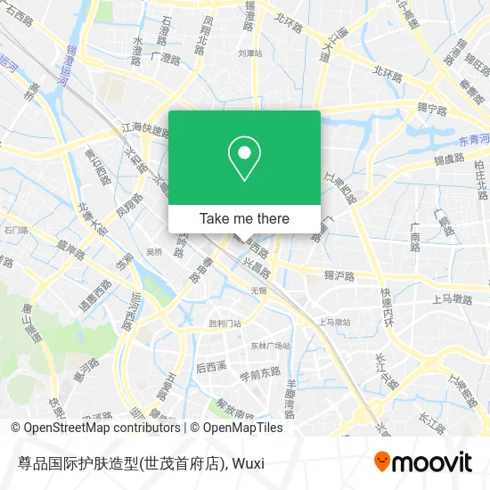 尊品国际护肤造型(世茂首府店) map