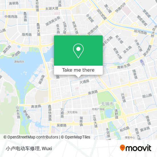 小卢电动车修理 map