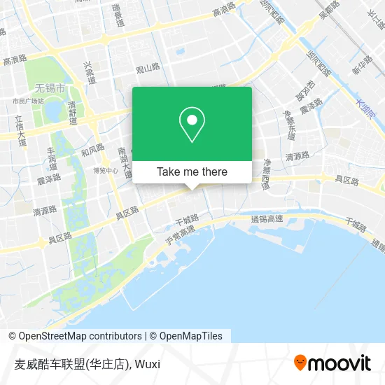 麦威酷车联盟(华庄店) map