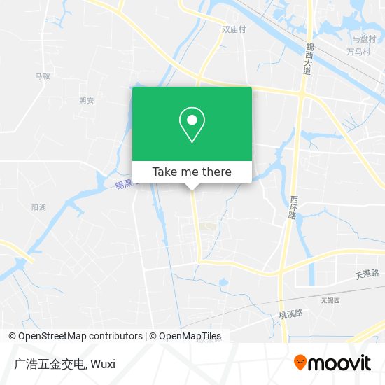 广浩五金交电 map