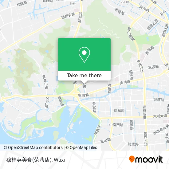 穆桂英美食(荣巷店) map