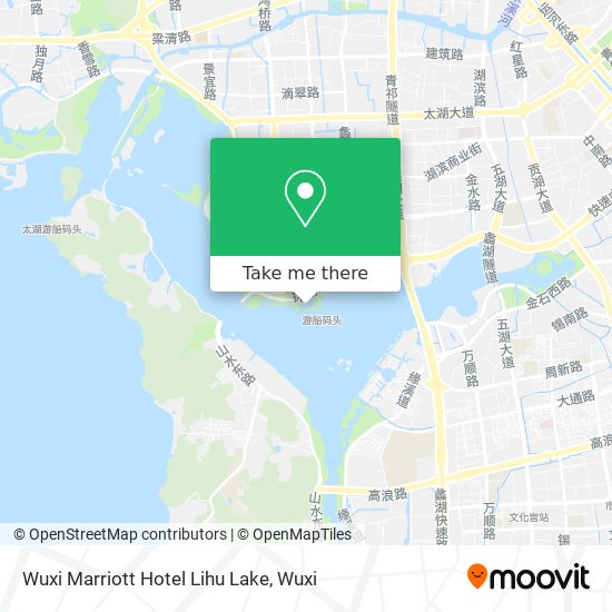Wuxi Marriott Hotel Lihu Lake map