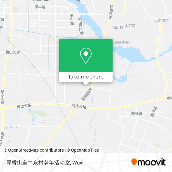 厚桥街道中东村老年活动室 map