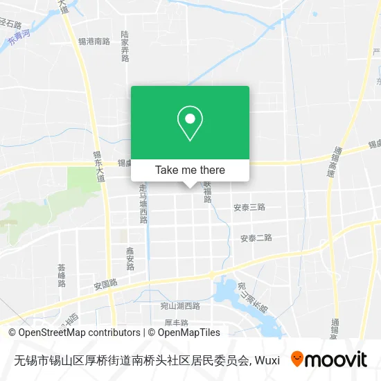 无锡市锡山区厚桥街道南桥头社区居民委员会 map