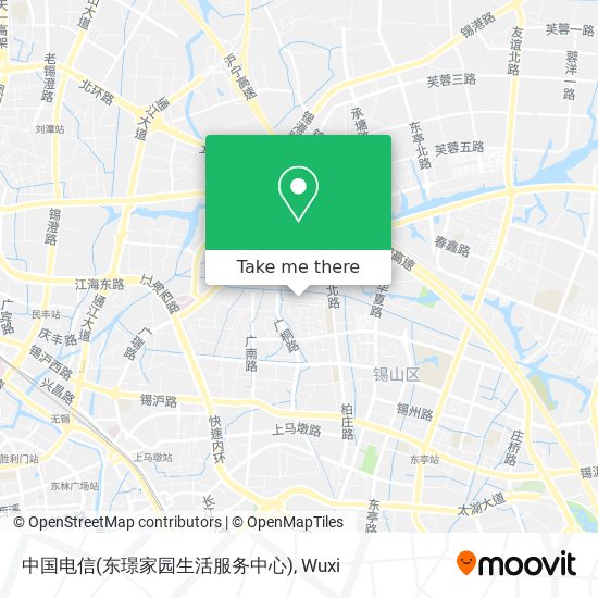 中国电信(东璟家园生活服务中心) map