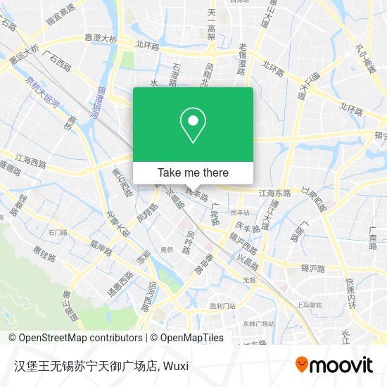 汉堡王无锡苏宁天御广场店 map