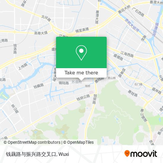钱藕路与振兴路交叉口 map