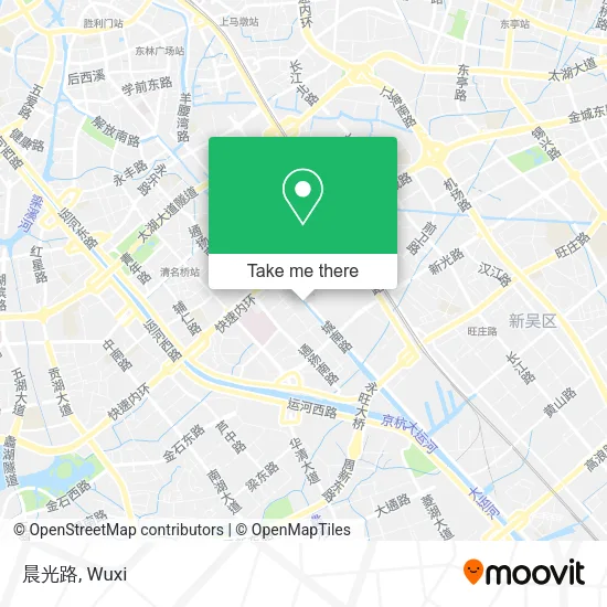 晨光路 map