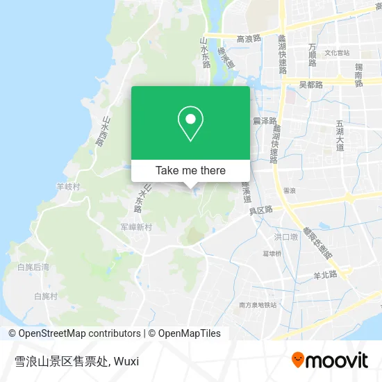 雪浪山景区售票处 map