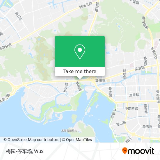梅园-停车场 map