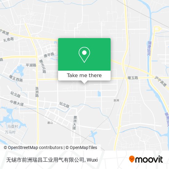 无锡市前洲瑞昌工业用气有限公司 map