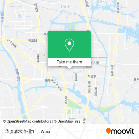 华厦清水湾-北1门 map