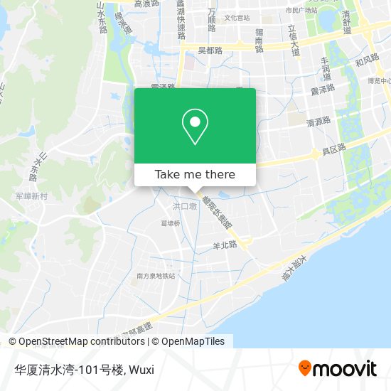 华厦清水湾-101号楼 map