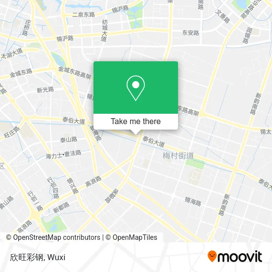 欣旺彩钢 map
